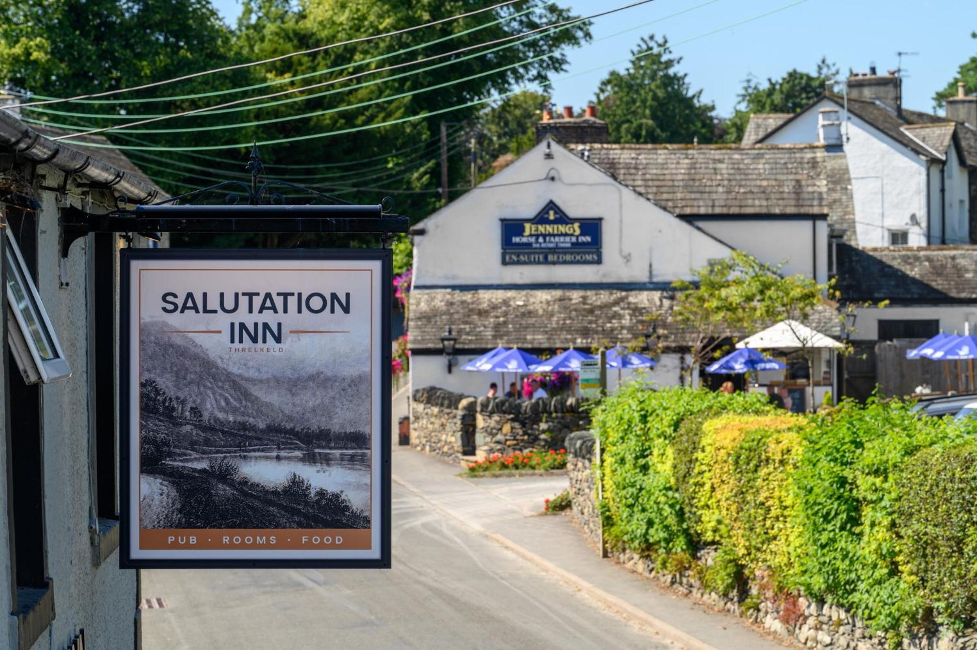 The Horse&Farrier Inn&The Salutation Inn Threlkeld Keswick Exterior foto